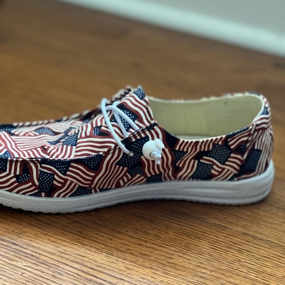 Corkys Shoes Corkys Flag Sneakers Hey Dude Style Flag Poshmark